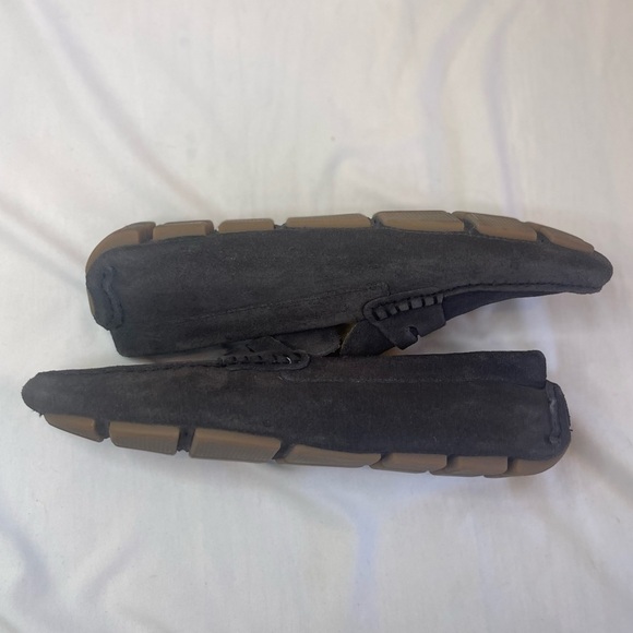 The Men's Store Bloomingdale’s Moc Toe Slippers Size 8 Brown Suede - Picture 8 of 10